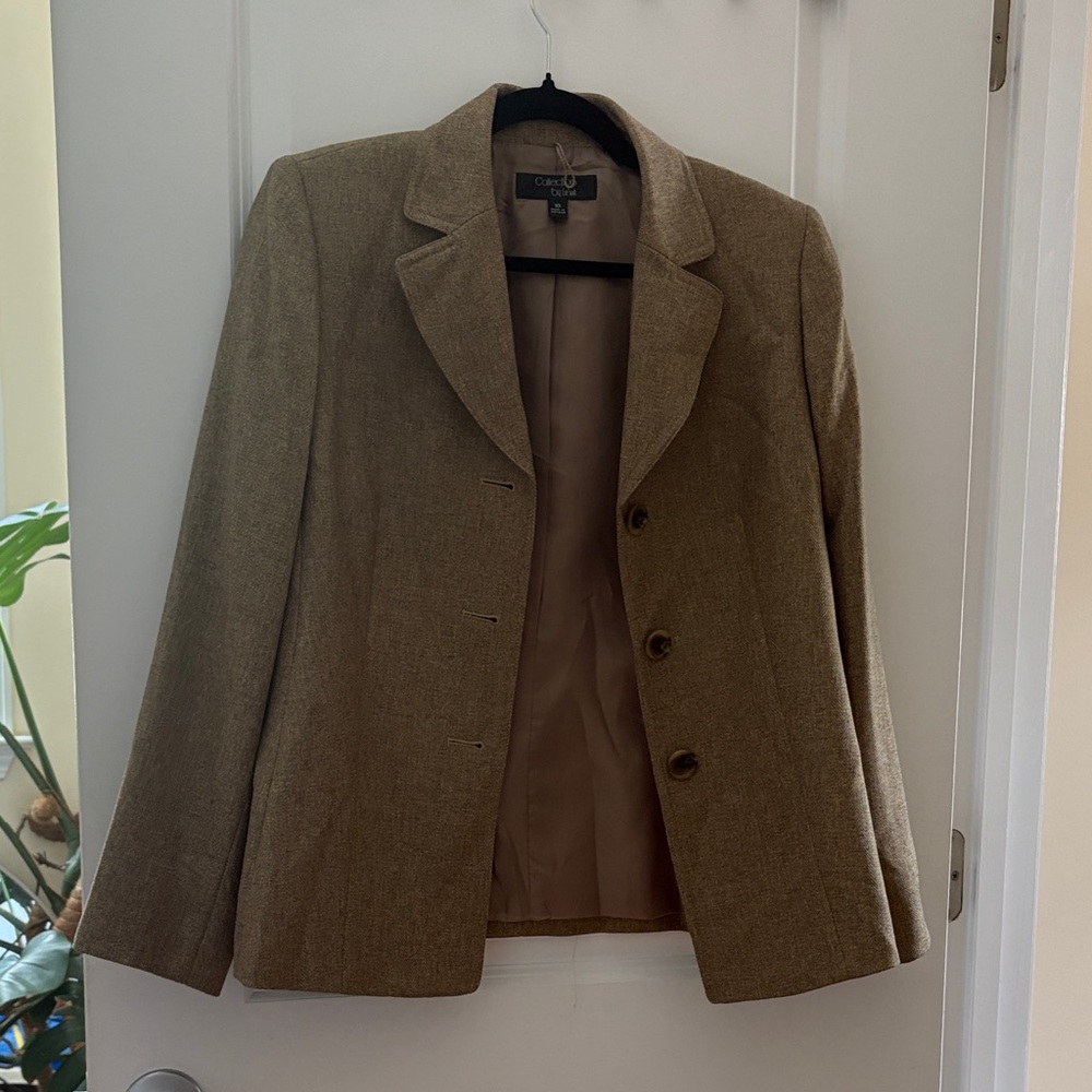 Le Suit Women's Brown Tailored Blazer